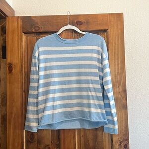 Striped equestrian sweater